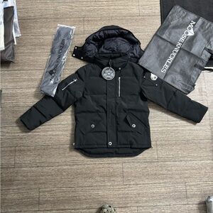 Moose Knuckles Black Down Jacket